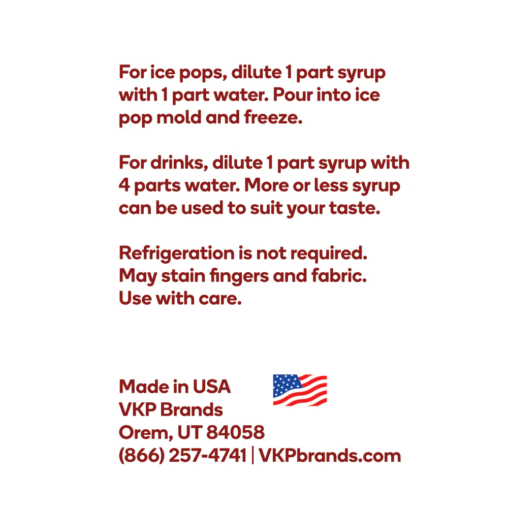 3-Pack Time For Treats Syrup - Cherry, Blue Raspberry, Watermelon - Image 5