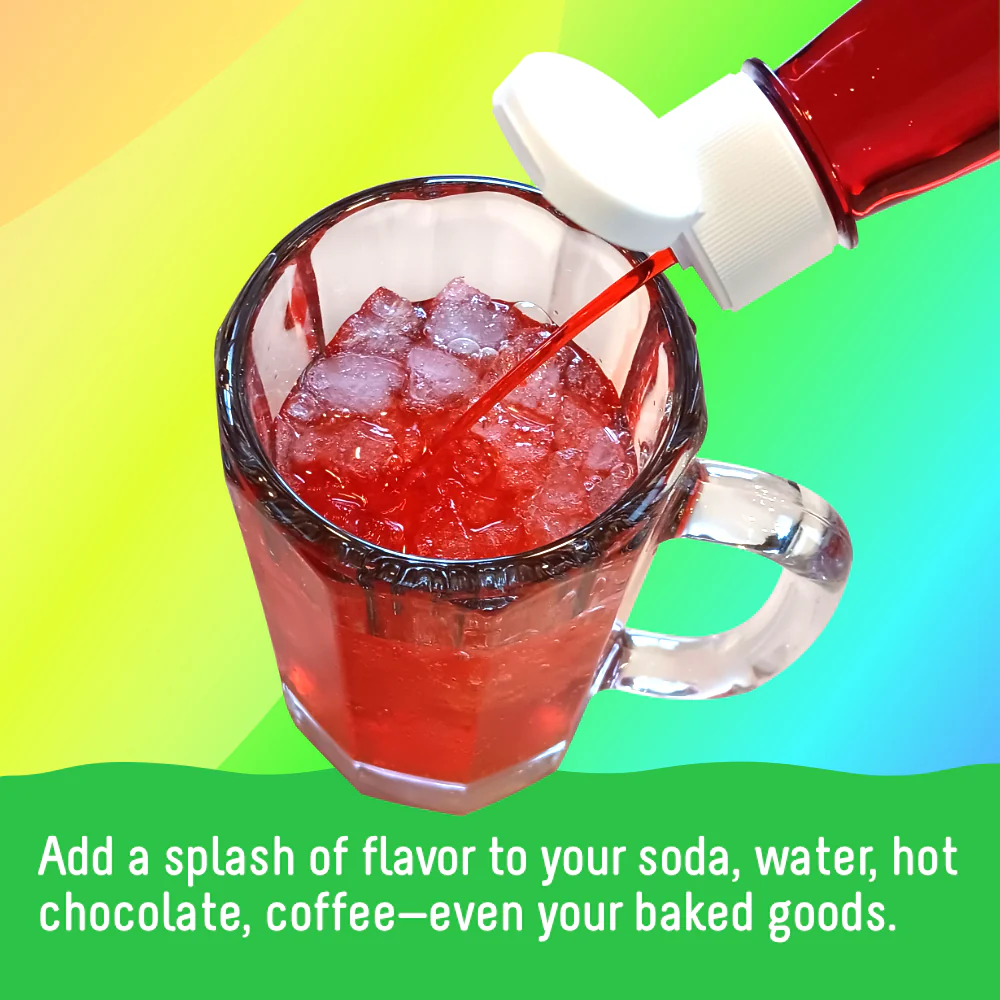 3-Pack Time For Treats Syrup - Cherry, Blue Raspberry, Watermelon - Image 4