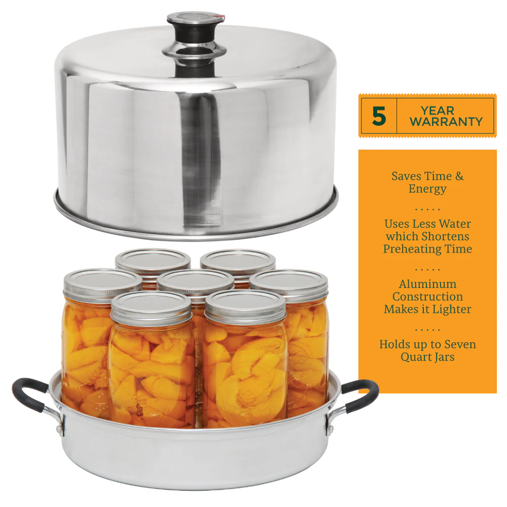 Fruitsaver Aluminum Steam Canner with Tools - Image 3