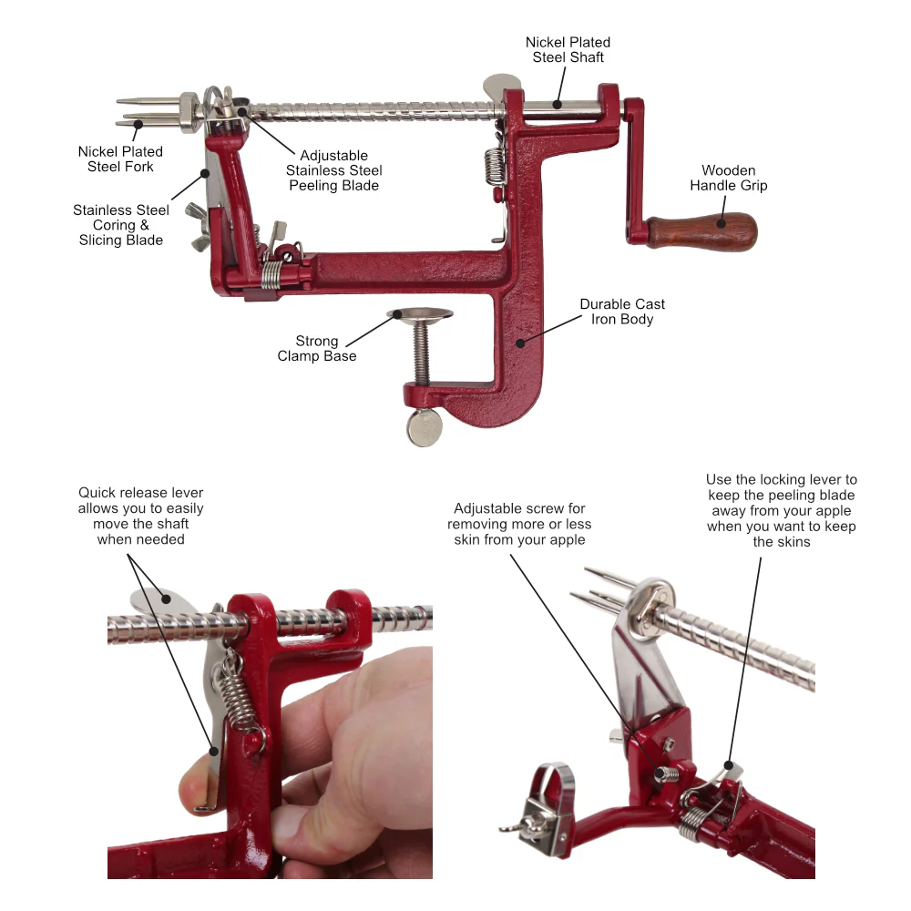Johnny Apple Peeler - Clamp Base - Image 5