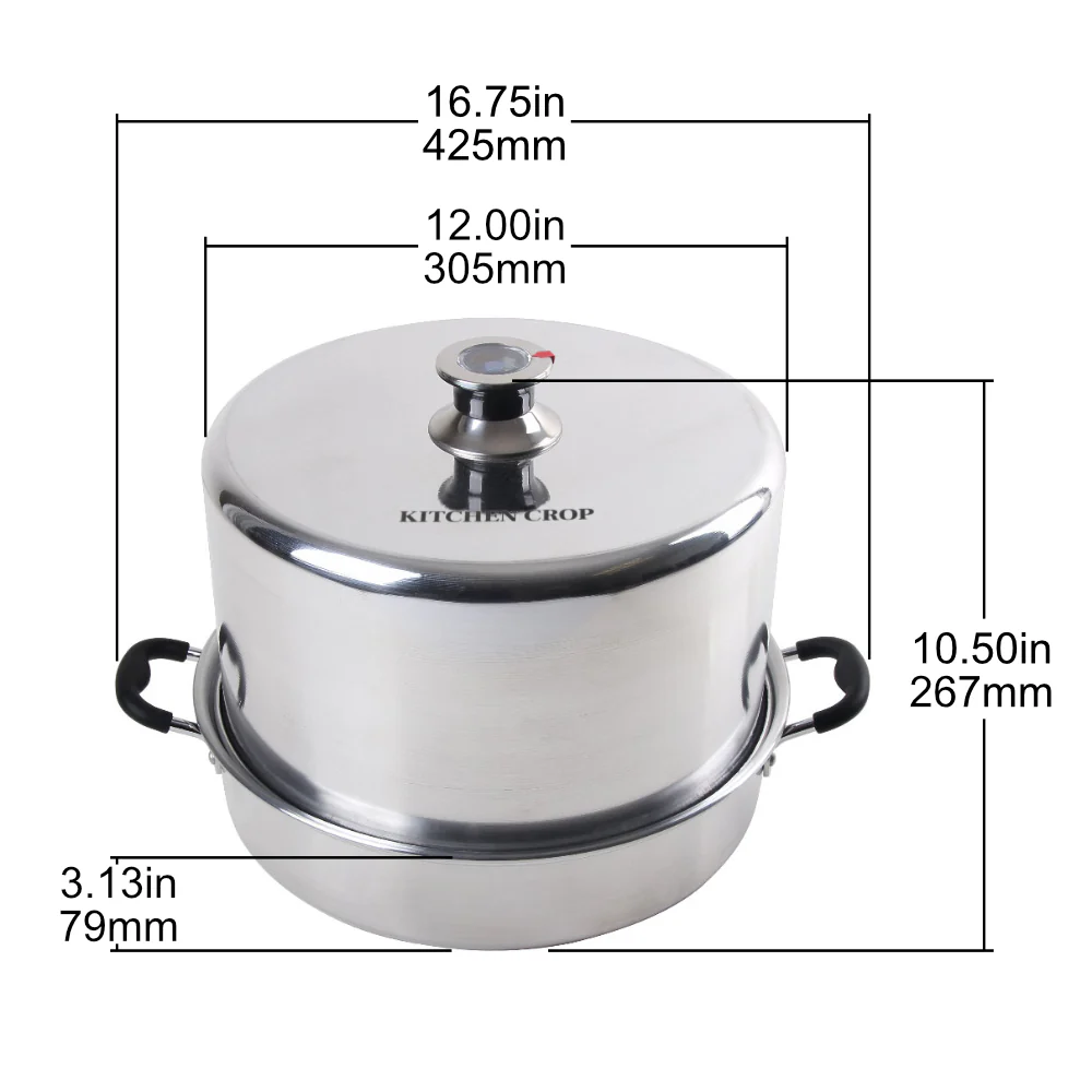Kitchen Crop Stainless Steel Steam Canner with Tools - Image 4