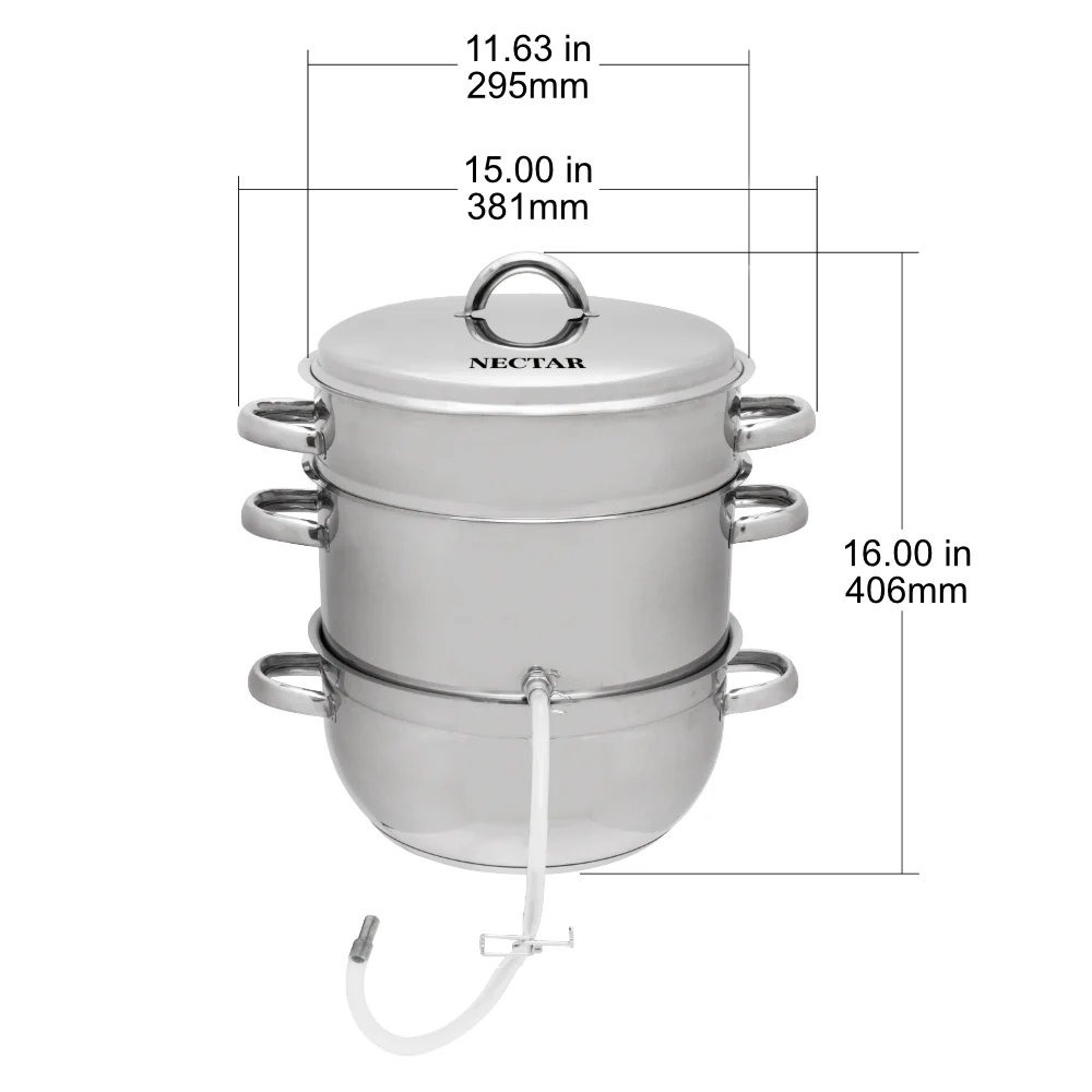 Nectar Stainless Steel Steam Juicer - Image 7