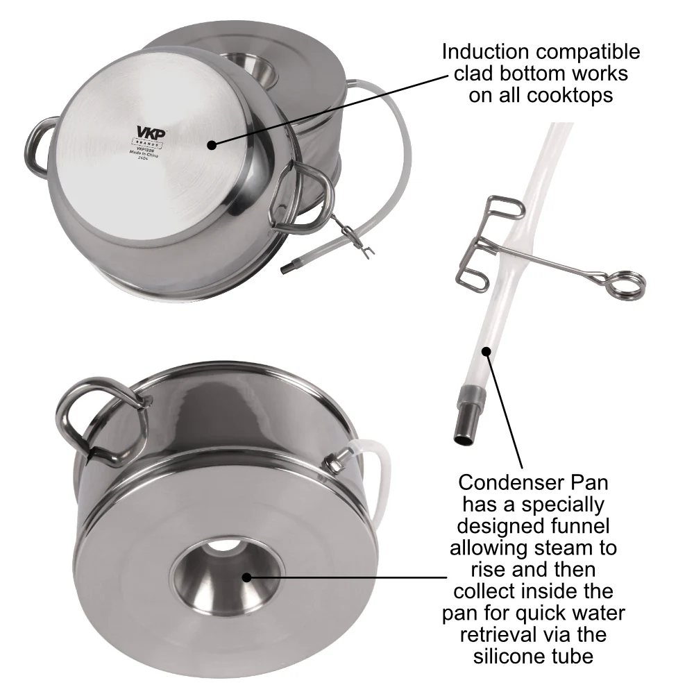 Little Creek Stainless Steel Water Distiller - Image 3