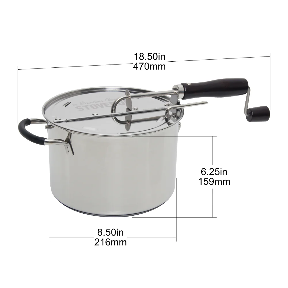 StovePop Stainless Steel Popcorn Popper - Image 4