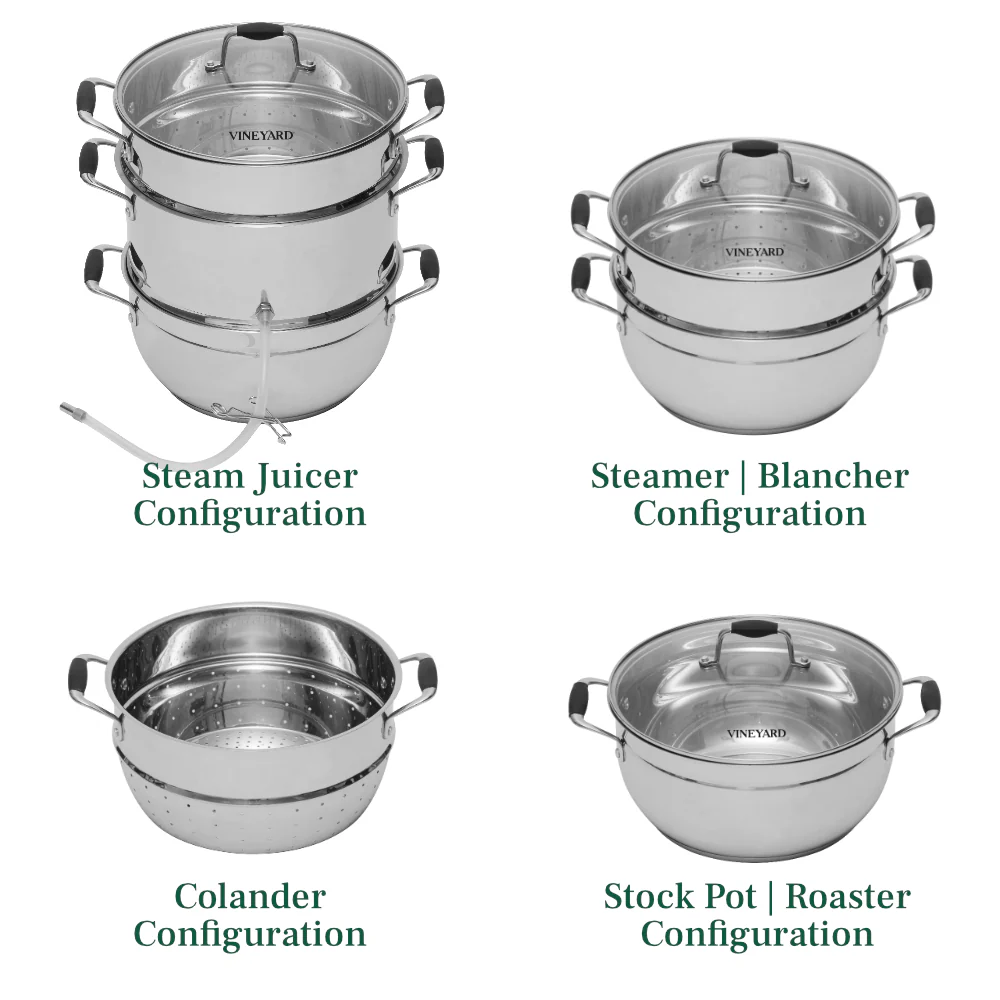 Vineyard Deluxe Stainless Steel Steam Juicer - Image 5